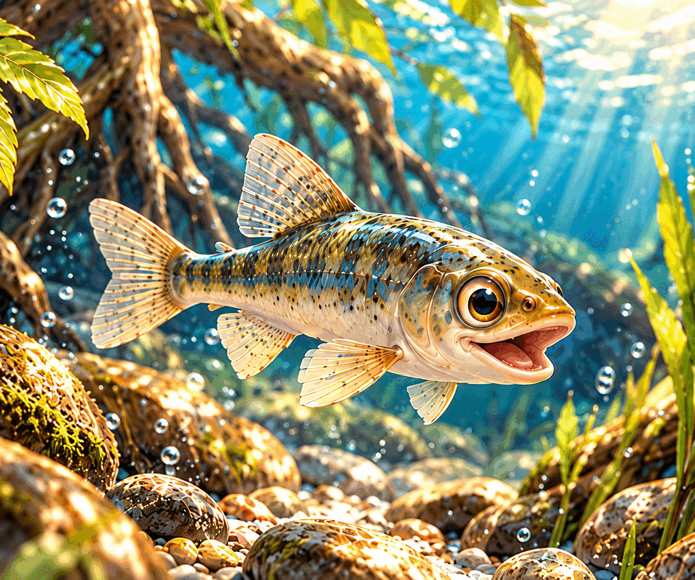 Illustration of Finn the Fish